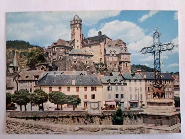 CPSM commune de ESTAING vue Panoramique Prise De La Croix Du Pont dept-12