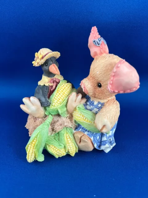 This Little Piggy TLP Enesco Figurine “Nothin’ Corny ‘bout you and me” - MIB