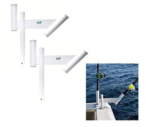 Glide Gear Dual Offset Fishing Rod Spreader Outrigger Boat Trolling Holder