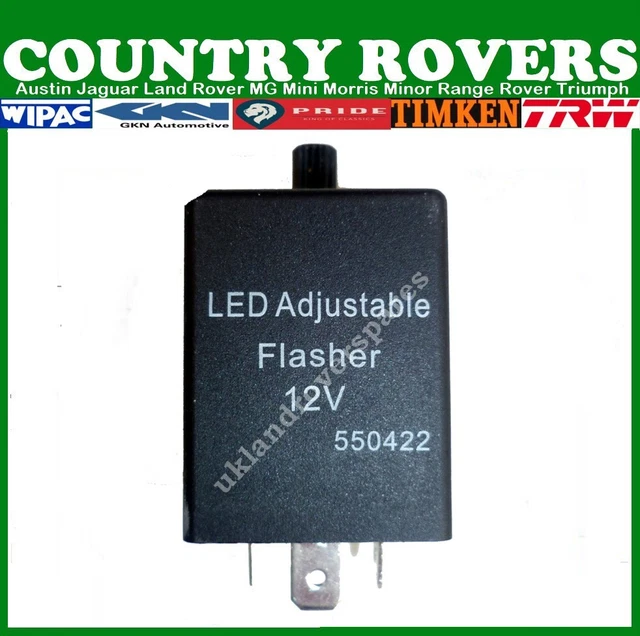 LAND ROVER DEFENDER Led Adjustable Indicator Flasher Relay Oem Wipac - Wfl7Led £19.49 - UK