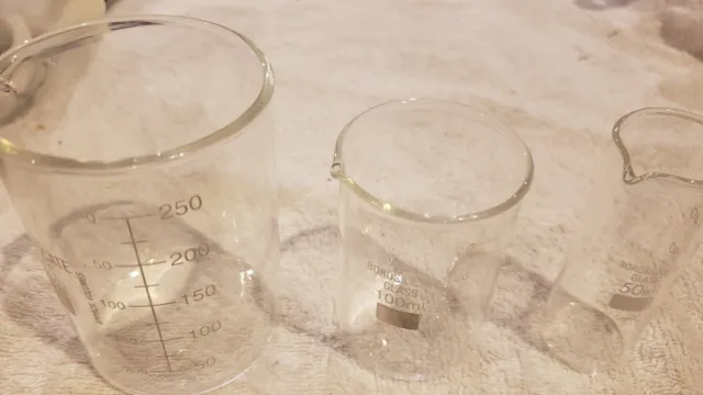 Scientific Borosilicate Glass Beaker 50ml 100ml 250ml  Set Of 3