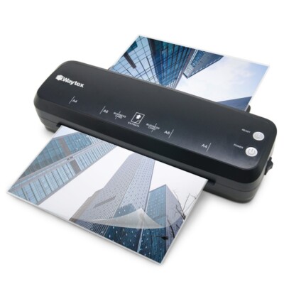 Plastifieuse A4 A5 A6 A7 Compacte et Rapide avec 100 pochettes A4 