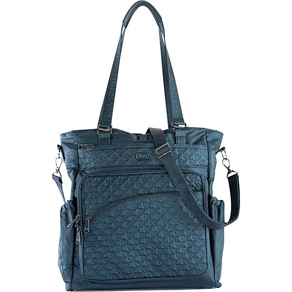 NWT LUG RFID Ace 2 Convertible Tote Shimmer Navy Bag Luggage 96.00 PicClick