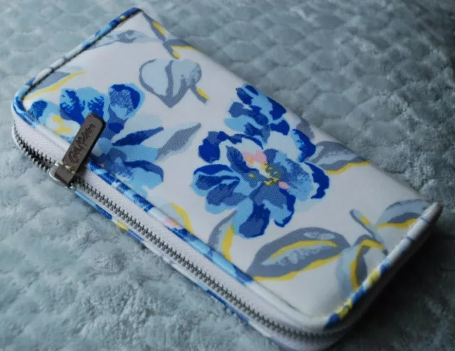 CATH KIDSTON Zip Wallet/Purse Spring Bloom Oilcloth BN UNUSED! x