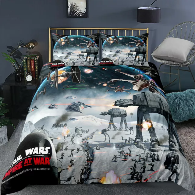 Star Wars Duvet Cover Pillowcase Single Double Bedding Set Quilt Cover Pillowcas