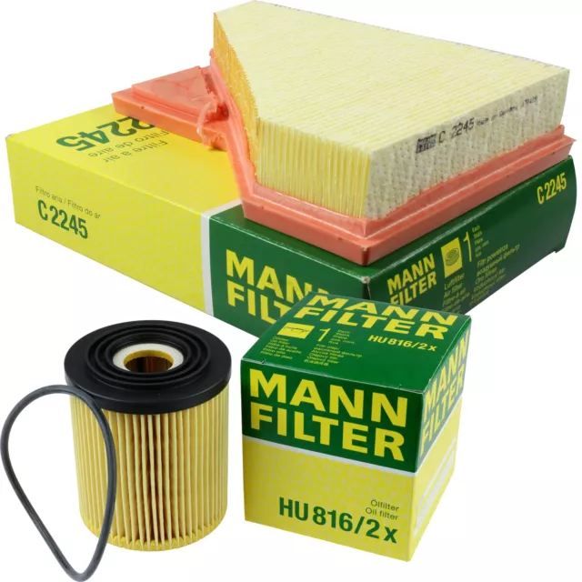 MANN-FILTER Conjunto de Filtros Filtro de Aceite Filtro Aire para Mini Cooper Un