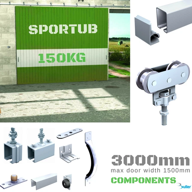 SLIDING HEAVY DOOR Track Garage, Barn,Industrial, Door Heavy