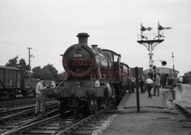 Photo  Gwr 5306 With The Rcts Railtour At Andover   Railway Station 10/9/61
