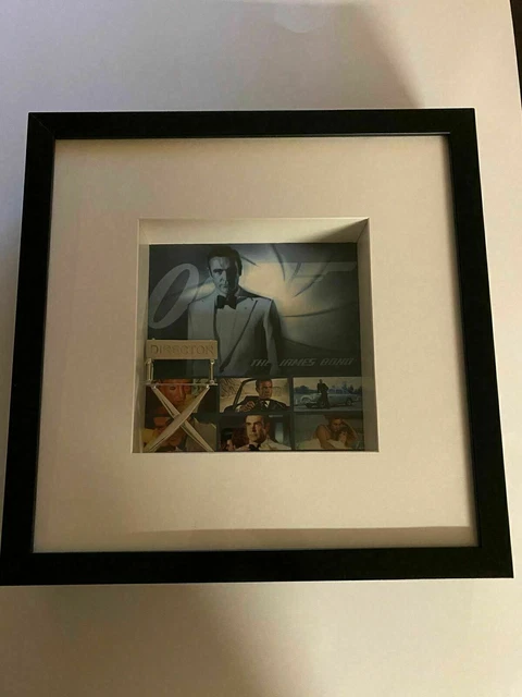 K) Sean Connery James Bond 007 Aston Martin Spy Thriller Framed Wall Shadowbox
