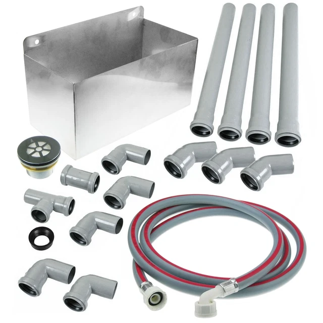 Stainless Steel Tundish Wall Mount Hopper For Combi Oven Drain – Large, UK Made