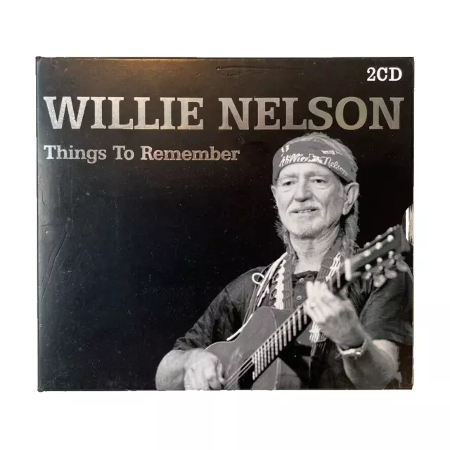 Willie Nelson - Things To Remember 2 CD Music Album Box Set : 34 Original Tracks