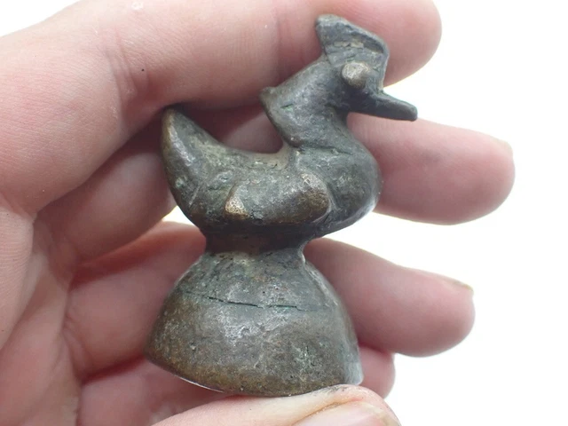 nice 165 gram Burmese opium weight bronze Asian Chinese Myanmar antique estate