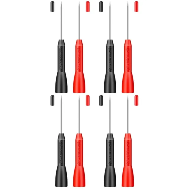 4 Pairs Automotive Multimeter Test Back Probe Pin Stainless Steel