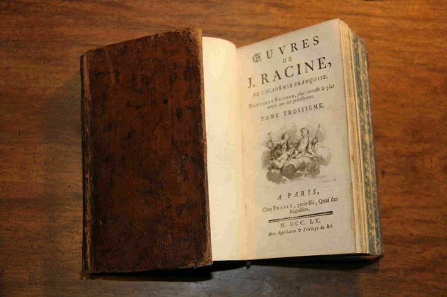 Les Œuvres De Jean Racine – 5/5 Vol. – Alphonse Lemerre – Reliure Signée