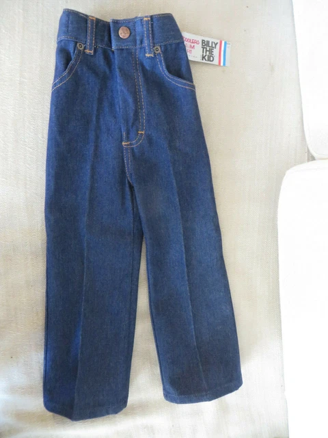 Jeans Vintage Billy The Kid 4T Bambino Slim Fit Nuovi Vecchi Stock Con Etichette