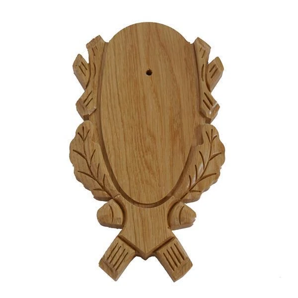 1 Pieza Tallado Ciervo Corzo Escudo de Trofeo Placa Claro