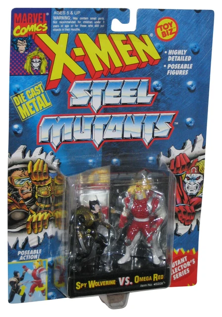 Marvel X-Men Steel Mutants (1994) Toy Biz Spy Wolverine vs Omega Red Figure Set