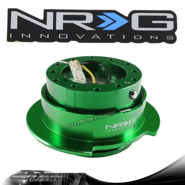 NRG Vert Balle Verrou 6-Hole Direction Roue Gen 2.5 Rapide Sortie Adaptateur Kit