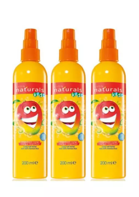 Bundle: Avon Kids Mango Detangling Spray - 3x200ml Bottles