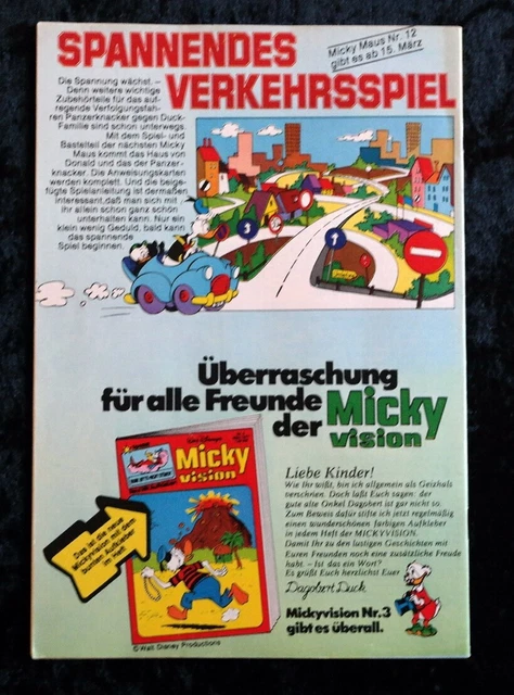 Micky Maus 1977 Heft 11 mit Beilage und Schnipp (Ehapa) TOP Zustand Z0-1 2