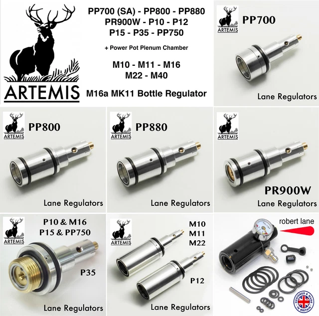 ARTEMIS AIRGUN REGULATOR 'MK9 Lane Lancet' Made In The UK, Worlds No1. £83.95 PicClick UK