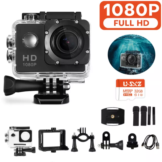 4K HD 1080P Waterproof Outdoor Action Sports Camera DV DVR Camcorder For Go Pro