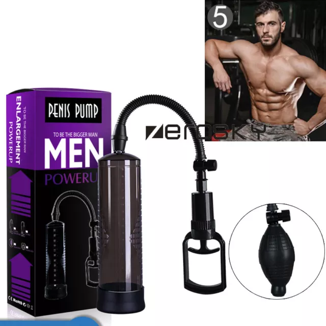 2019 Vacuum-Penis-Pump-Penis-Enlargement-Extender-Sex-machine-Toys-For-Male Men