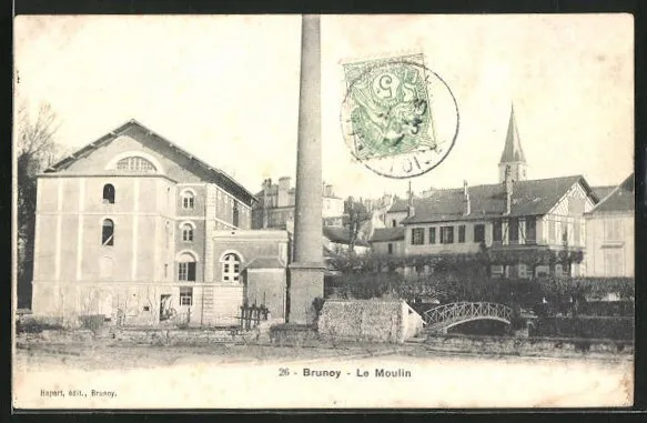 CPA Brunoy, le Moulin 1907