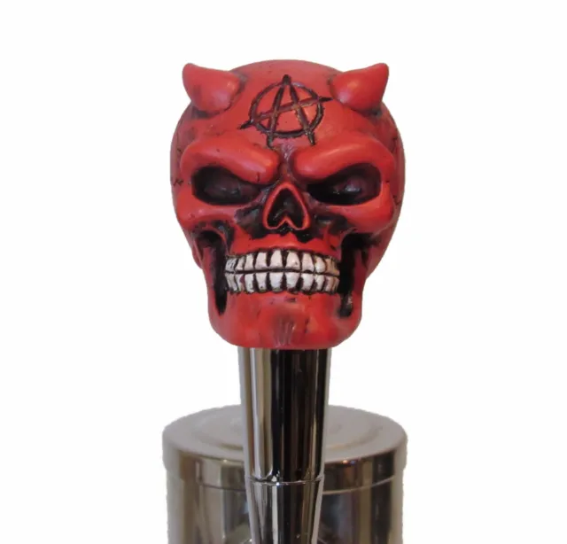Anarchy Demon Beer Tap Handle Sports Bar Kegerator Resin Zombie Devil Custom New