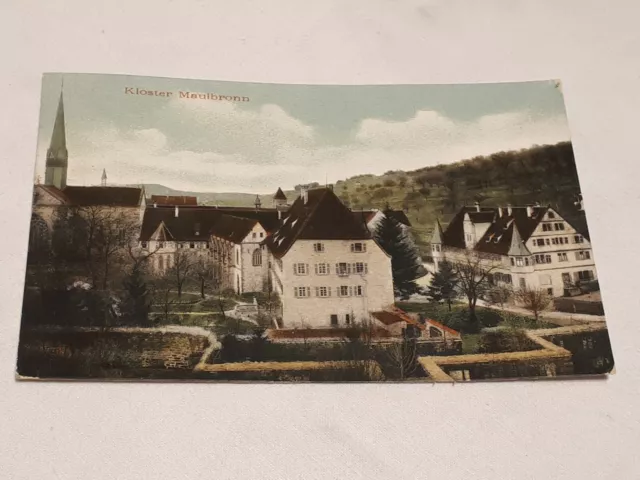 #C R399,25-2 alte Ansichtskarte  Postkarte Kloster Maulbronn 23.9.06 1906