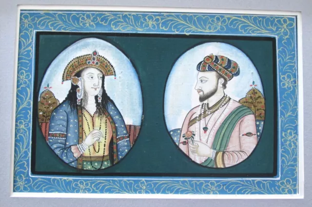Tres joli tableau orientaliste peinture sur soie 3