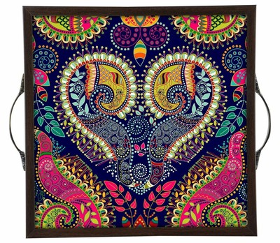 Colibri Colibrì Acquerello Carta Regalo Borsa con Nastro Maniglie 33cm x 26.5cm 