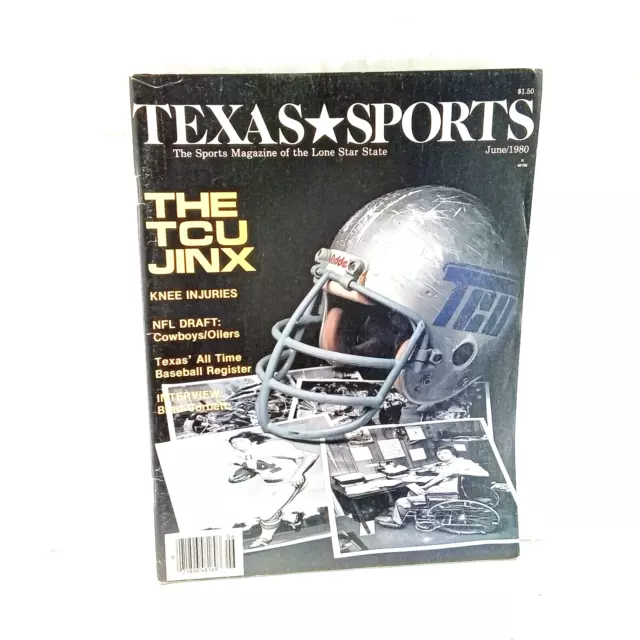 Texas Sports Magazine June 1980 TCU College Football Dallas Cowboys Draft