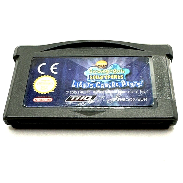 NINTENDO GAME BOY Advance Spongebob Squarepants Lights Camera Pants £19