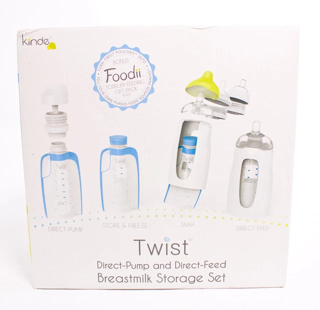 KIINDE TWIST UNIVERSAL DirectPump Breast Milk Collection Storage and