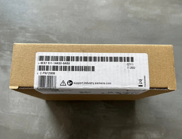 Siemens 6ES7511-1AK02-0AB0 SIMATIC S7-1500, CPU 1511-1 PN 6ES7 511-1AK02-0AB0