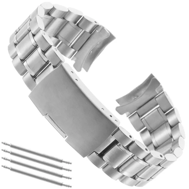 20 Mm Bracelet De Montre En Métal Sangle Hommes Femmes Manquer