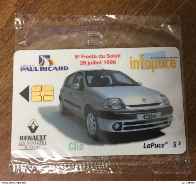 Canada Télécarte Télébec Renault Clio Circuit Paul Ricard Nsb Phonecard Lapuce