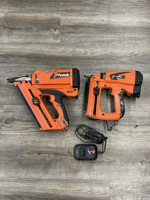 Paslode CF325XP & IM250S Li Nail Guns 2 Batteries 1 Charger