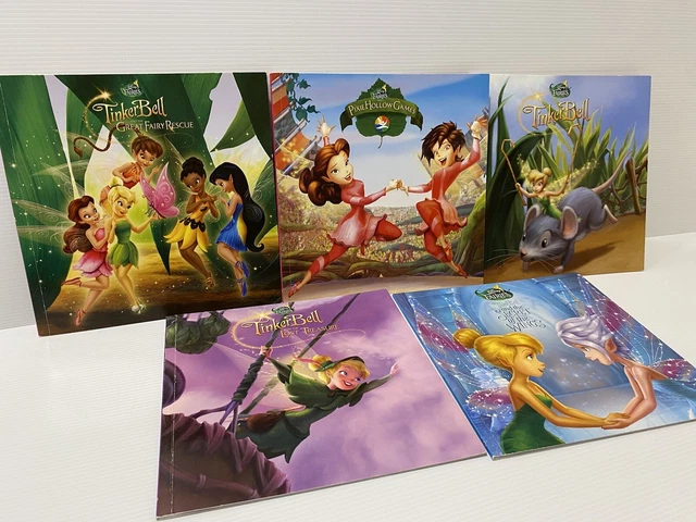 disney-fairies-books-pb-x5-tinkerbell-pixie-hollow-games-rescue