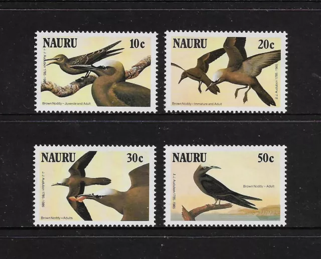 Mint 1985 Nauru Birds Brown Noddy Stamp Set