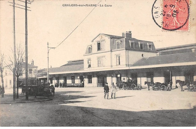 51.AM17214.Châlons sur Marne.Gare