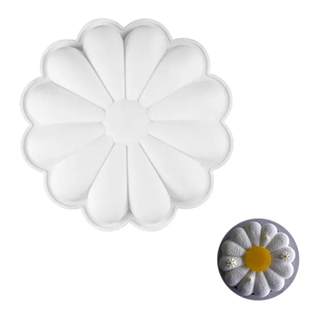 DIY Pastry Mousse Jelly Flower Cake Mold Sunflower Silicone Baking Tools