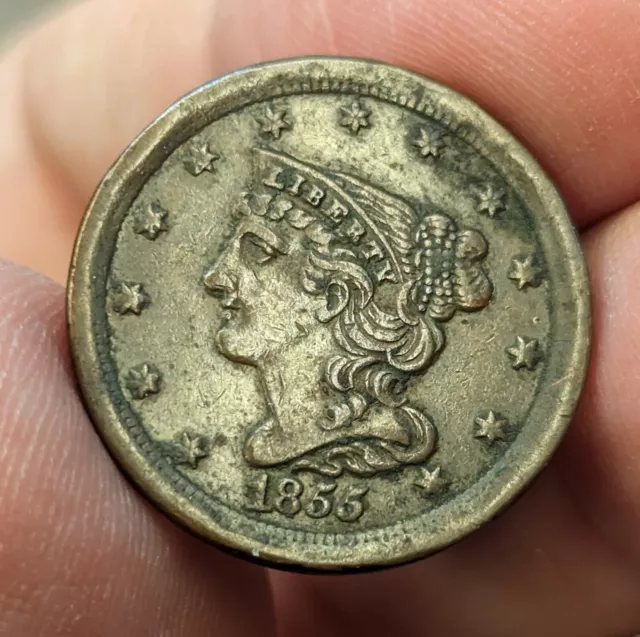 1855 US Half Cent - #E441