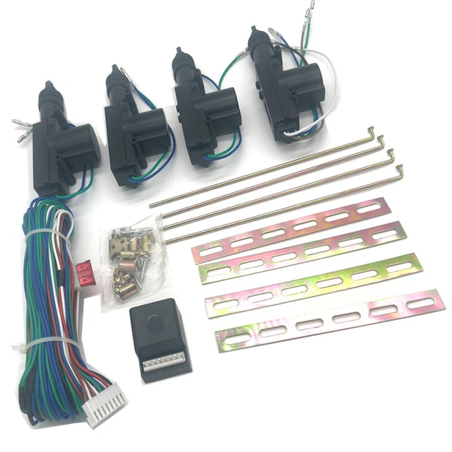 12V Universal 4 Door Car Central Door Lock Locking Keyless Entry Kit Waterproof