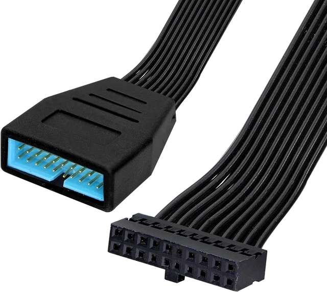 Câble D'extension Interne USB 3.0 19/20 Broches - Mâle/femelle, 0.15cm, Neuf Pour PC