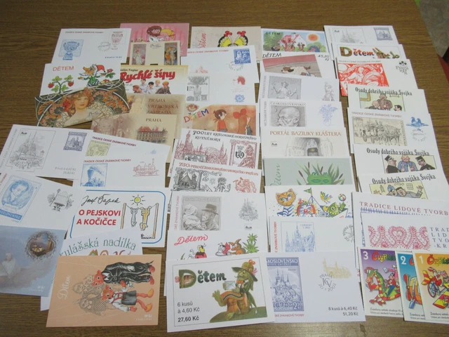 M362 MARKENHEFTCHEN BOOKLETS TSCHECHIEN TOP-Sammlung 46 verschiedene MH oo
