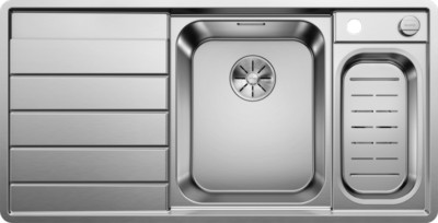 acciaio inox seta lucentezza lavello della cucina Blanco 522107 Axis III 6 S-if Edition 