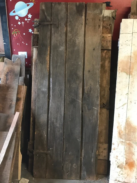 Antique Barn Wood Door 78 3/16" x 28"