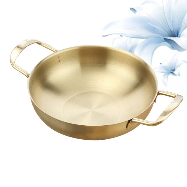 Sartén de cocina de camping acero inoxidable 11. Antiadherente de 4 pulgadas